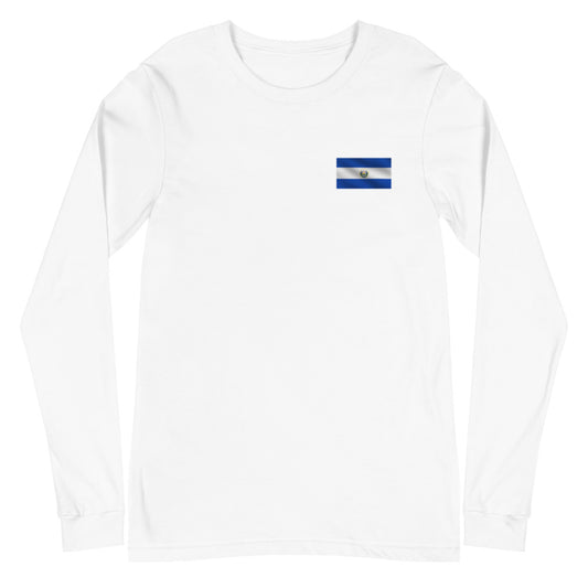 Unisex Long Sleeve Tee El Salvador Flag