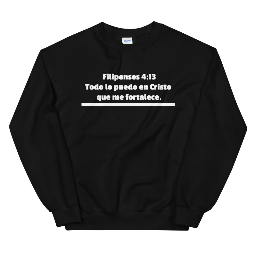 Unisex Sweatshirt Todo Lo Puedo En Cristo