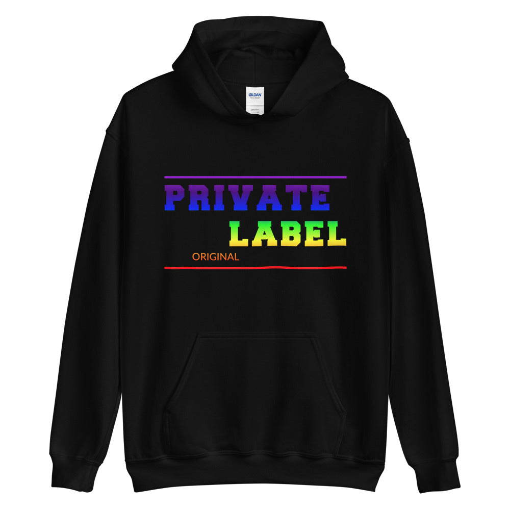 Unisex Hoodie Private Label Front & Back