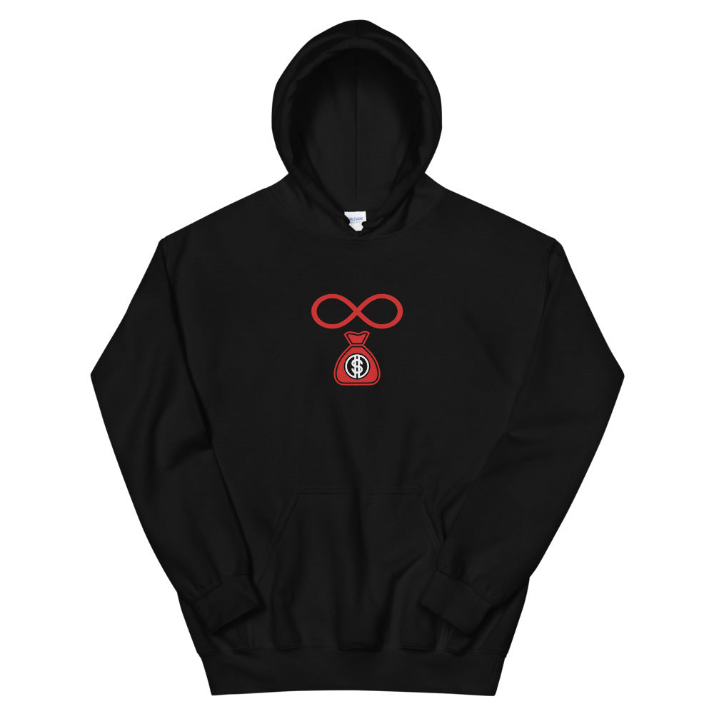 Unisex Hoodie Infinity Money Bag