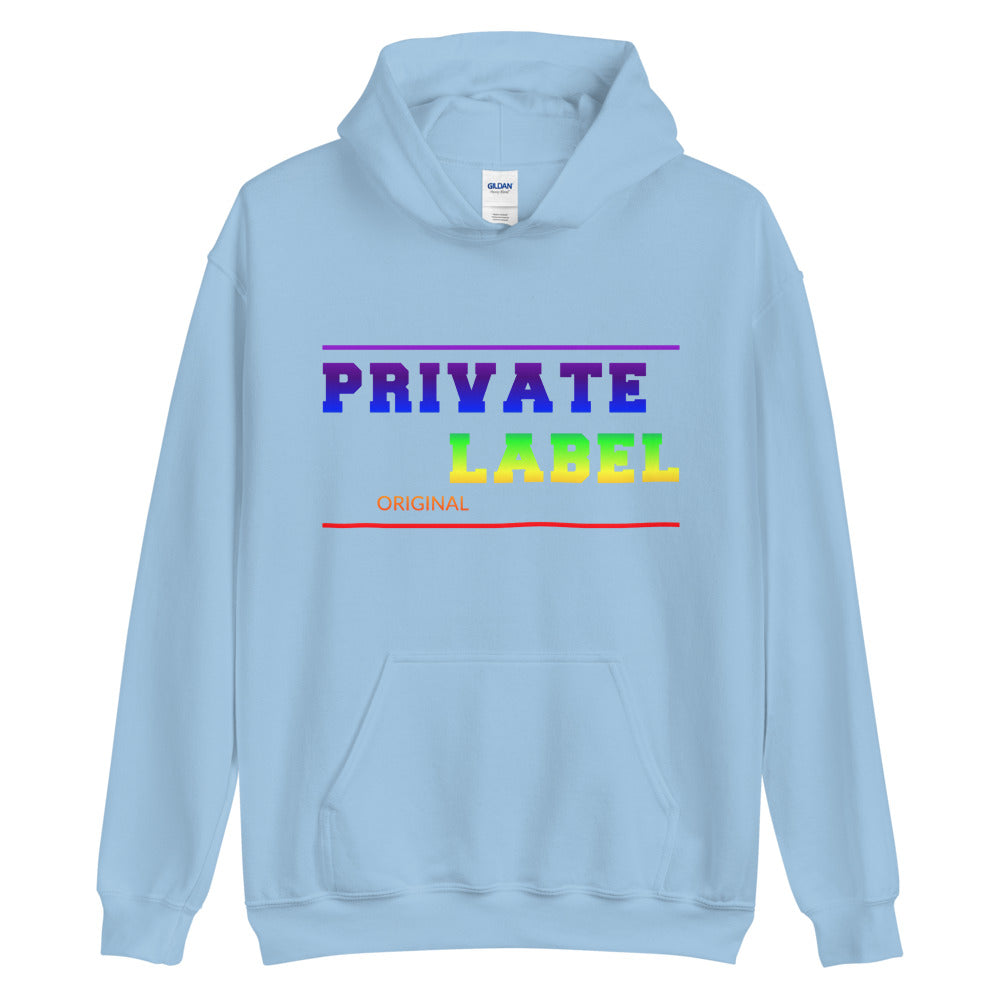 Unisex Hoodie Private Label Front & Back