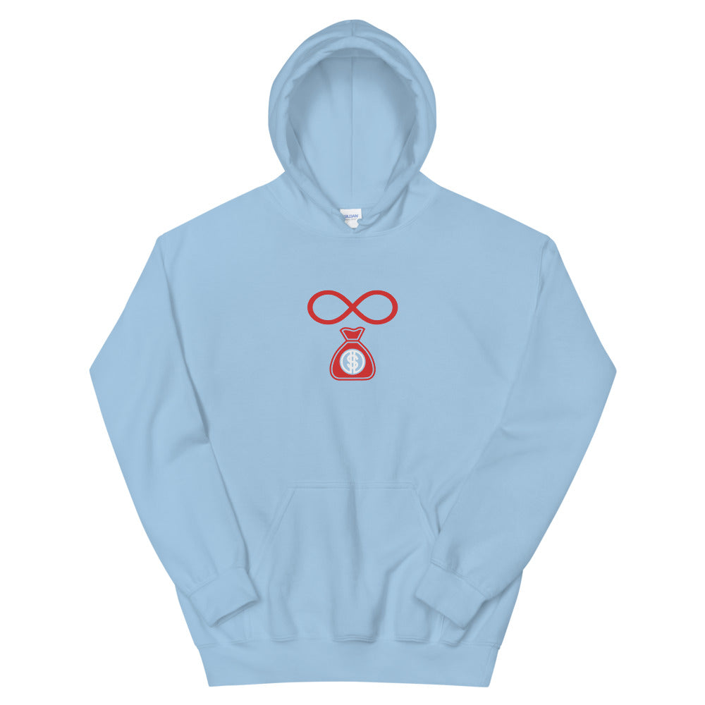 Unisex Hoodie Infinity Money Bag