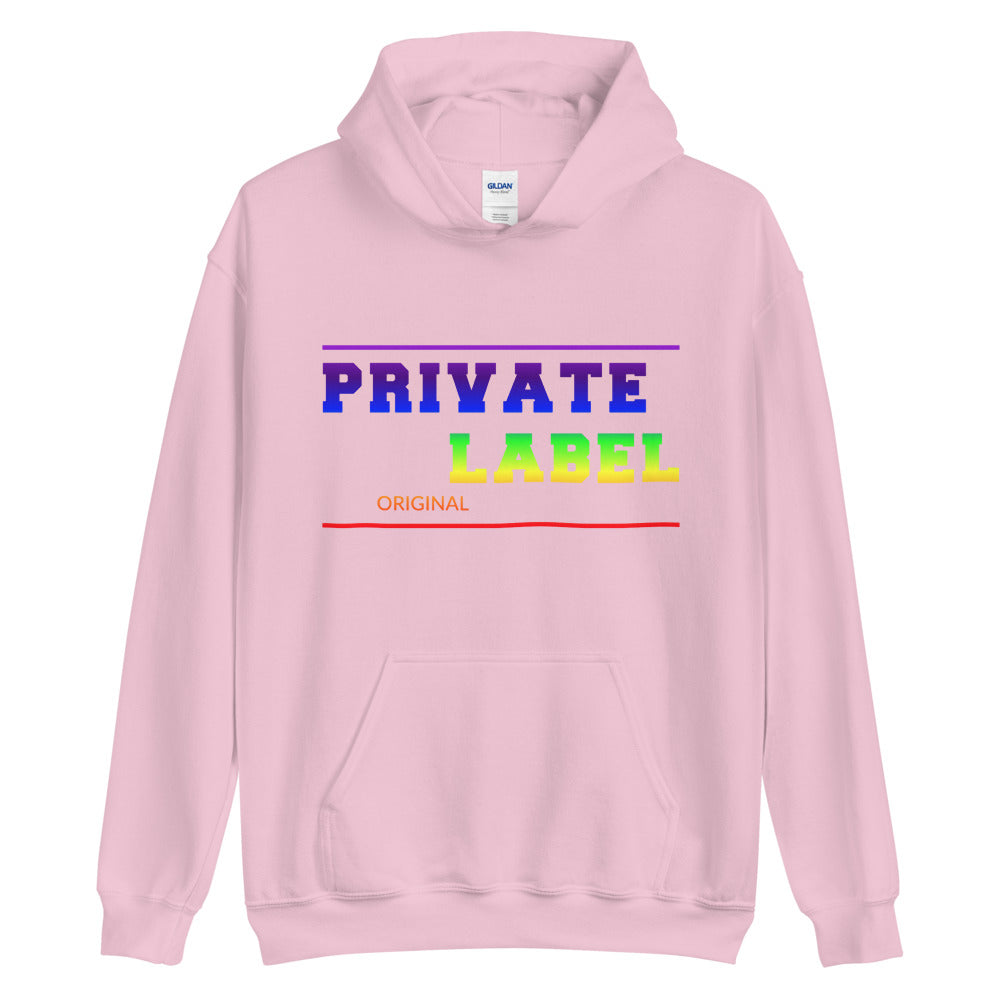 Unisex Hoodie Private Label Front & Back