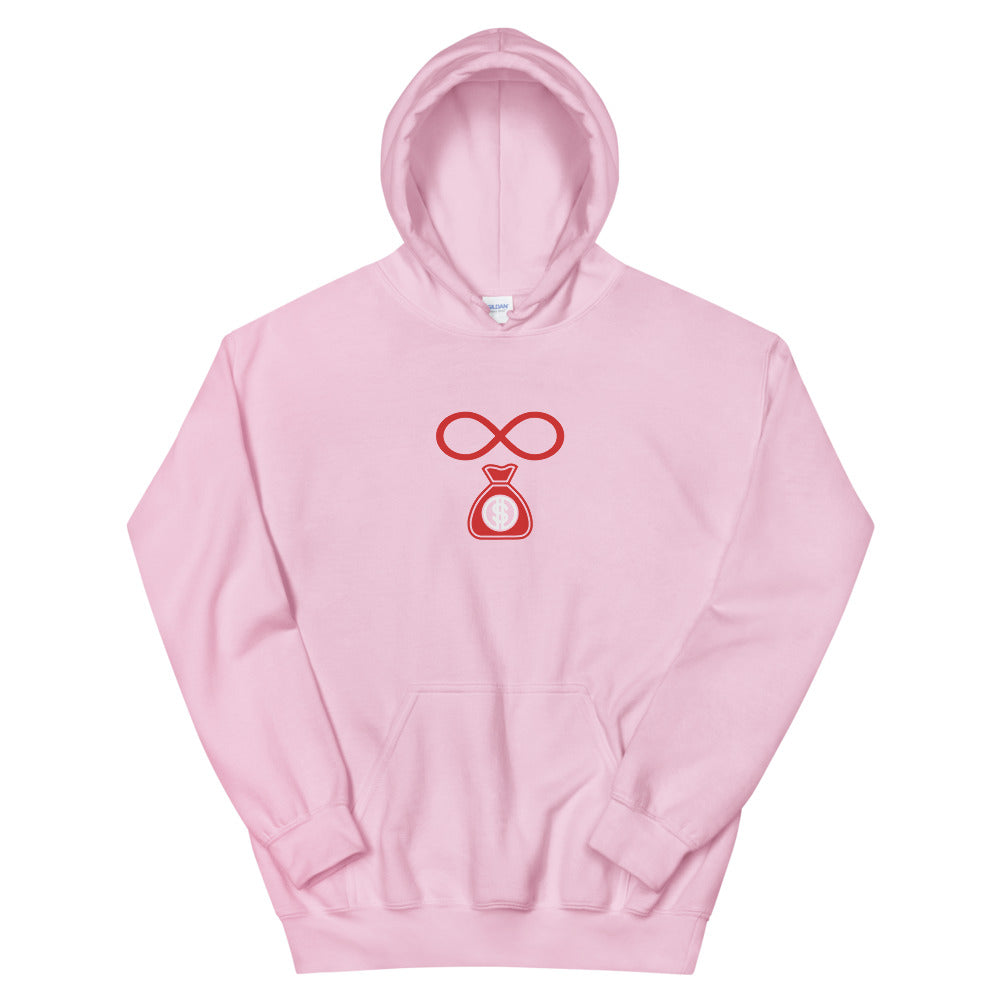 Unisex Hoodie Infinity Money Bag