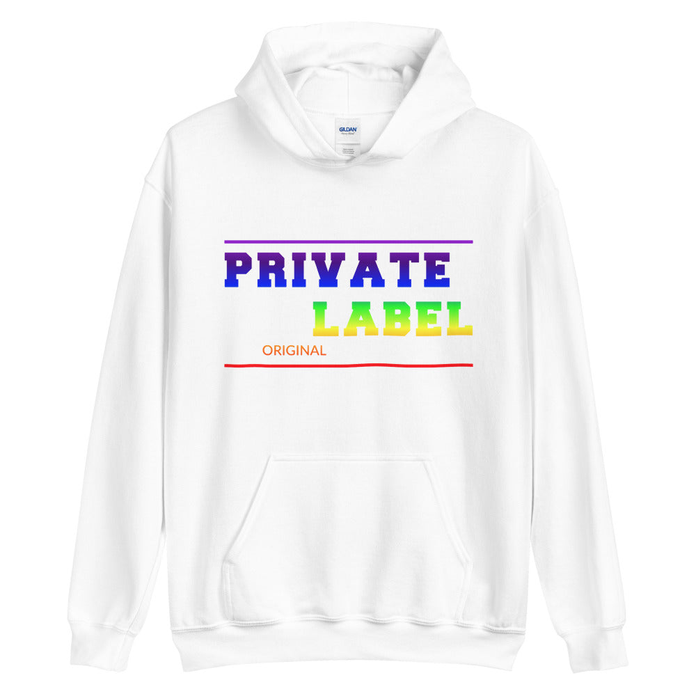 Unisex Hoodie Private Label Front & Back