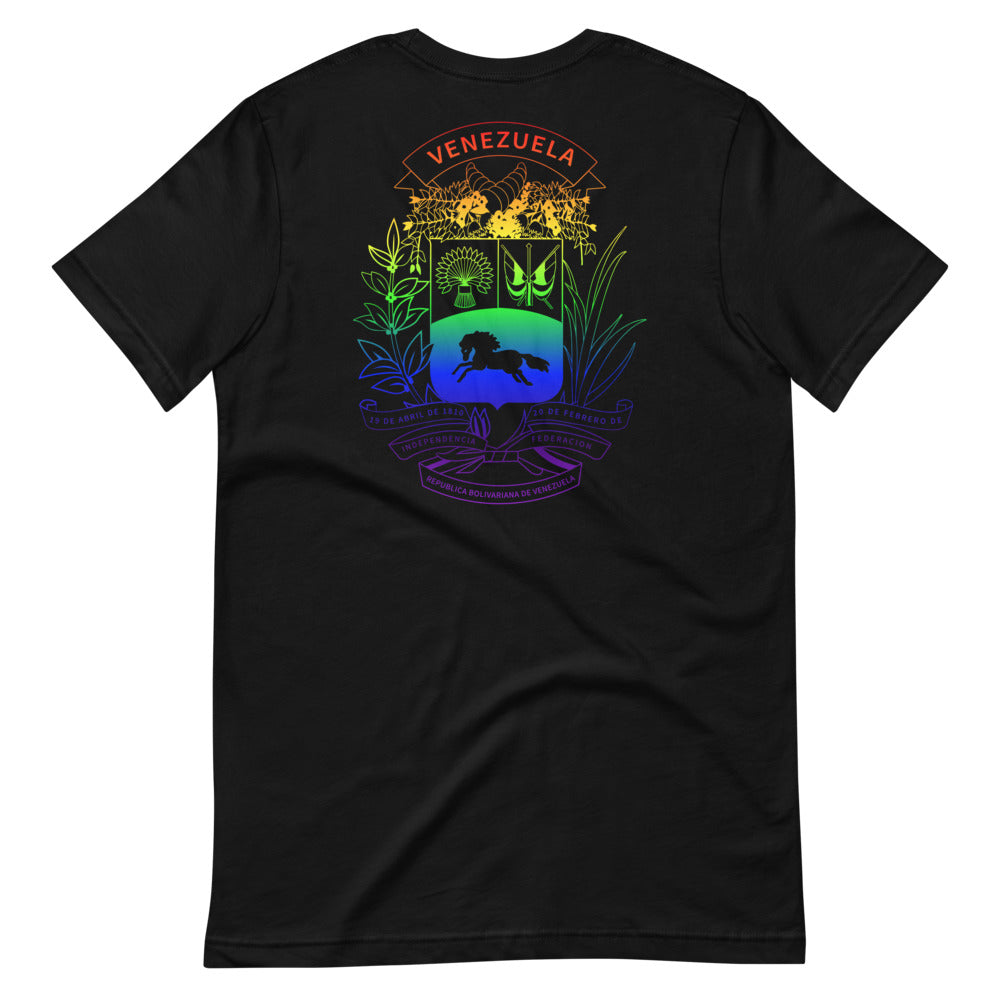 Short-Sleeve Unisex T-Shirt Colorful Venezuela