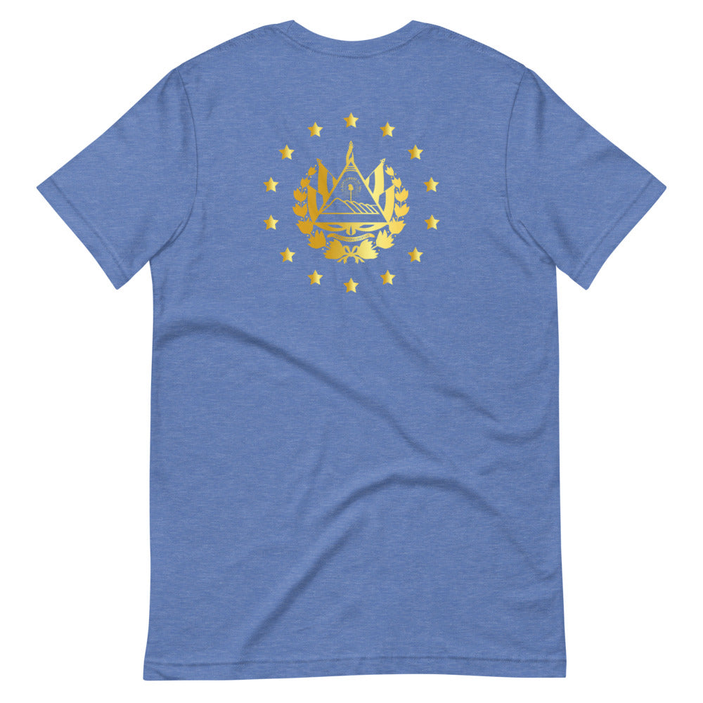 Short-Sleeve Unisex T-Shirt El Salvador Gold