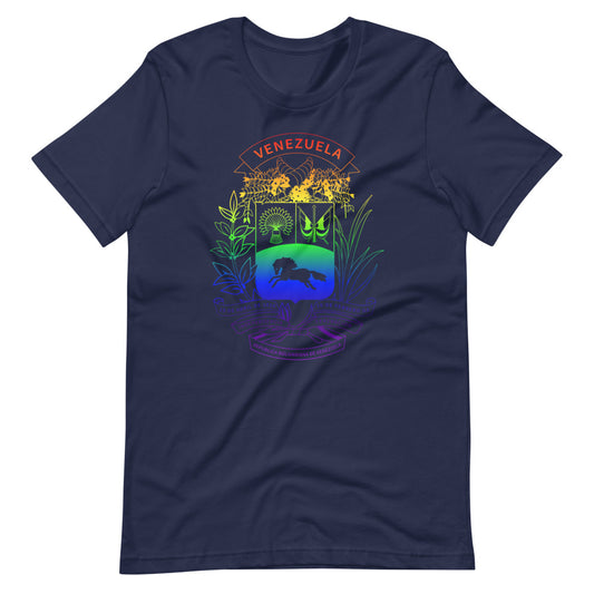 Short-Sleeve Unisex T-Shirt Colorful Venezuela