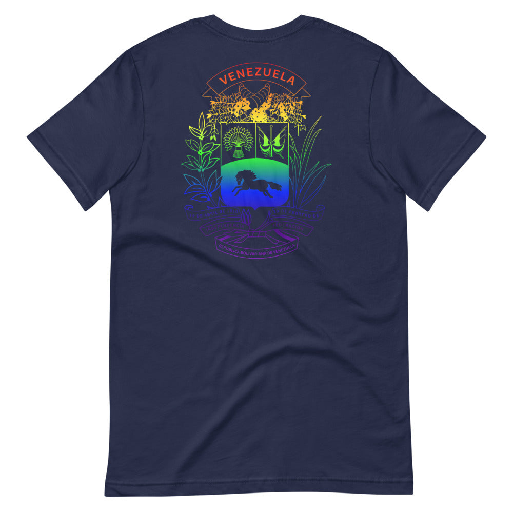 Short-Sleeve Unisex T-Shirt Colorful Venezuela