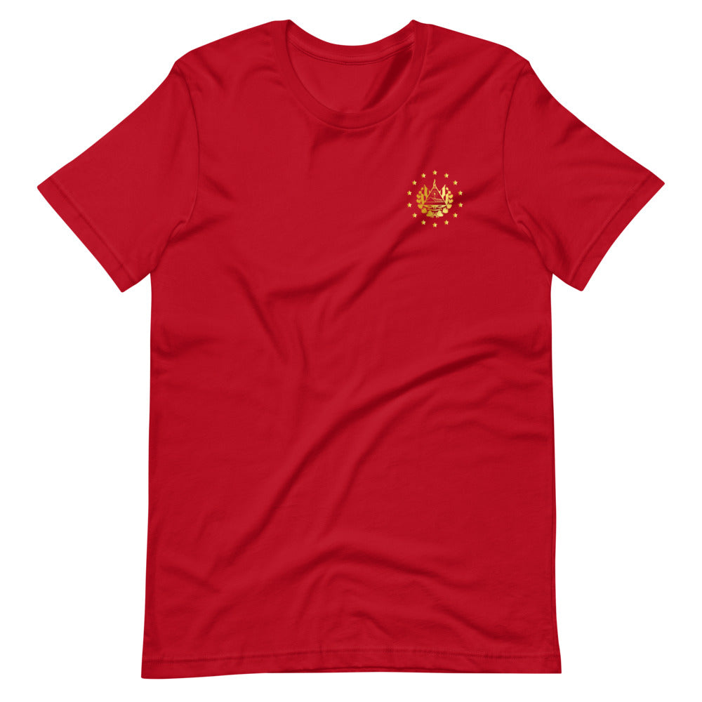 Short-Sleeve Unisex T-Shirt El Salvador Gold