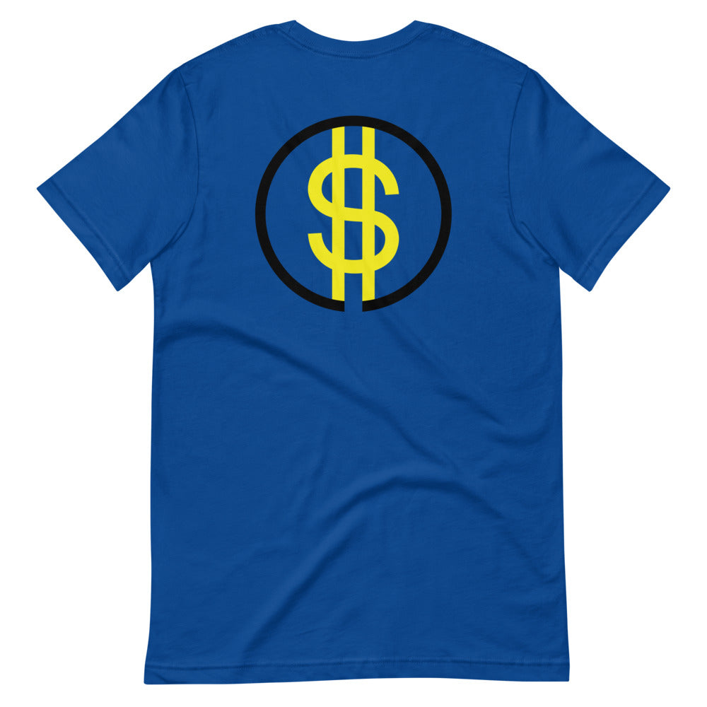 Short-Sleeve Unisex T-Shirt Yellow Dollar Sign