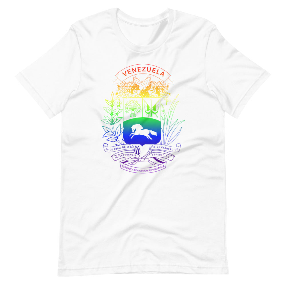 Short-Sleeve Unisex T-Shirt Colorful Venezuela