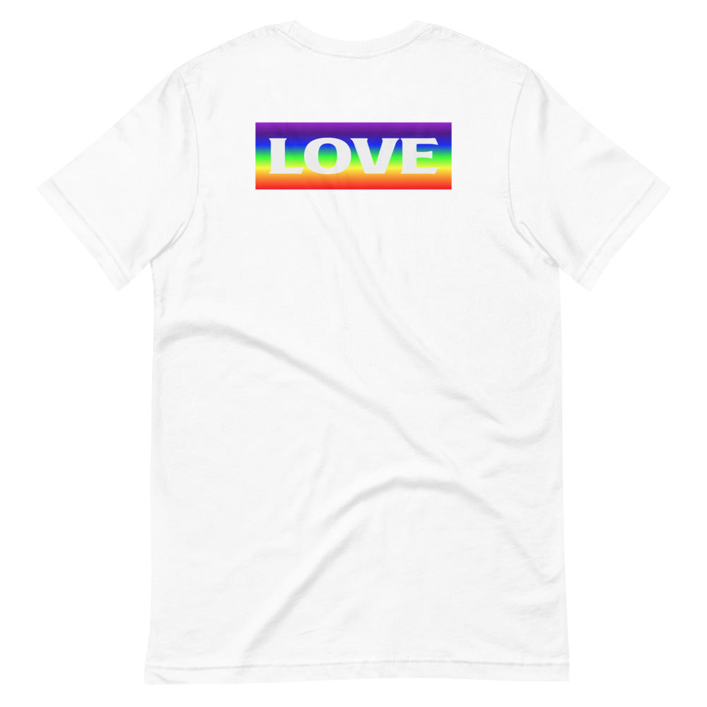 Short-Sleeve Unisex T-Shirt Rainbow Love