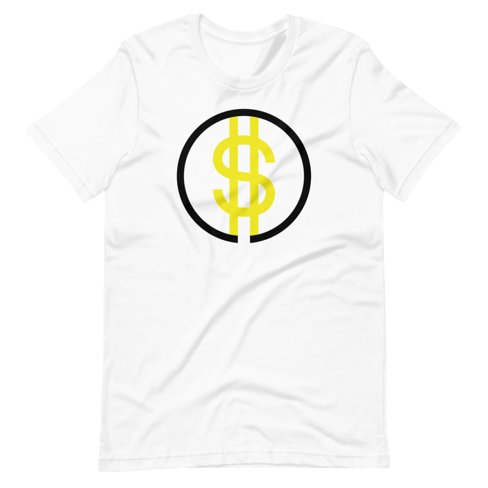 Short-Sleeve Unisex T-Shirt Yellow Dollar Sign