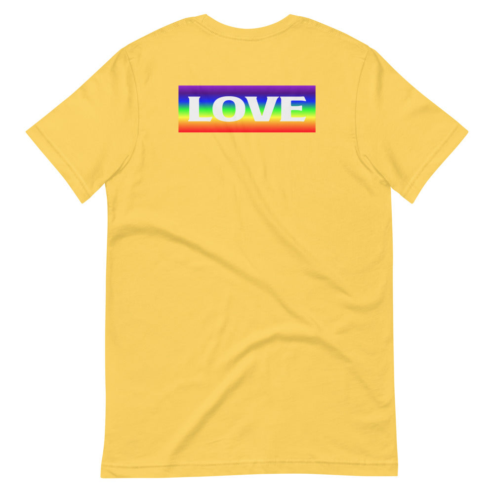 Short-Sleeve Unisex T-Shirt Rainbow Love