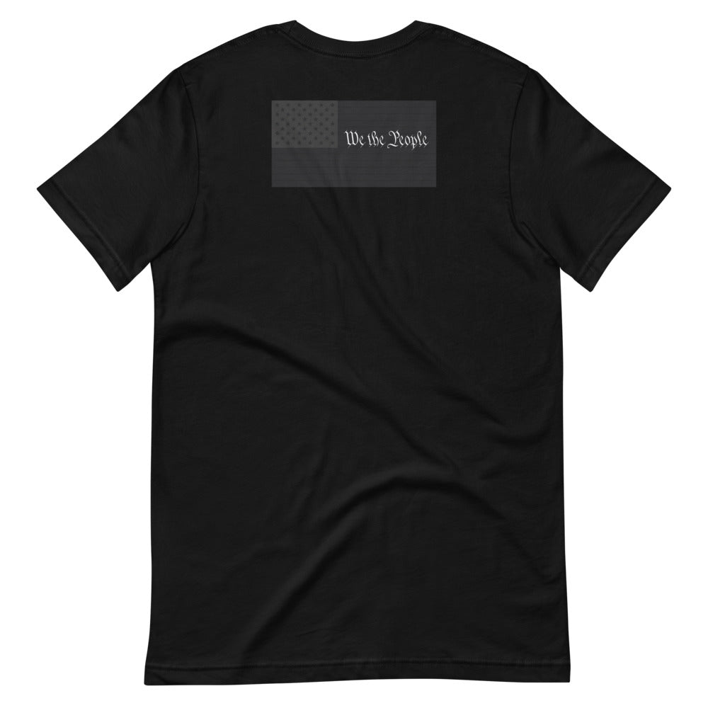 Short-Sleeve Unisex T-Shirt We The People Letters Front & Back