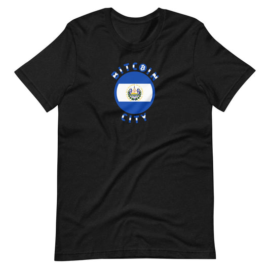Short-Sleeve Unisex T-Shirt Bitcoin City El Salvador