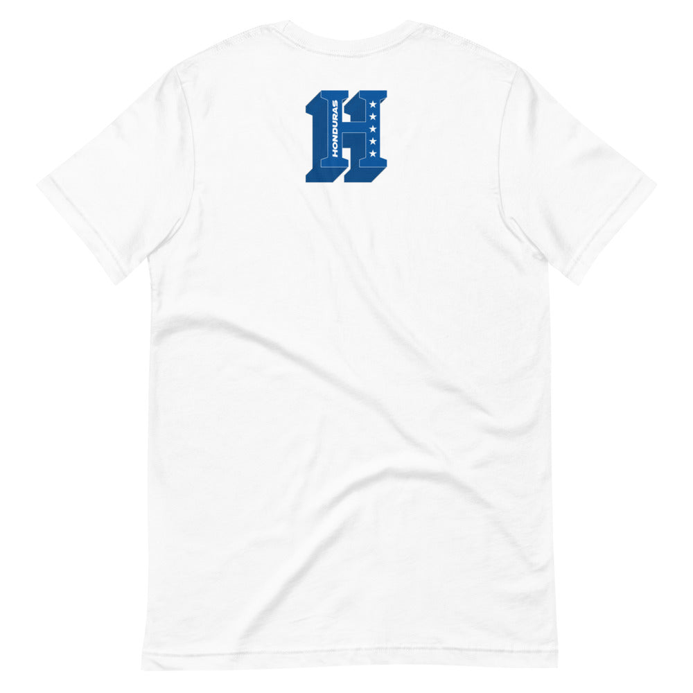 Short-Sleeve Unisex T-Shirt Honduras 3D Letters Front & Back