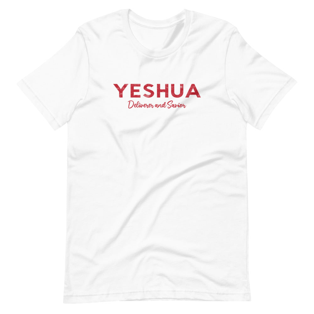 Short-Sleeve Unisex T-Shirt YESHUA Deliverer & Savior