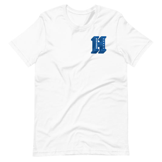 Short-Sleeve Unisex T-Shirt Honduras 3D Letters Front & Back